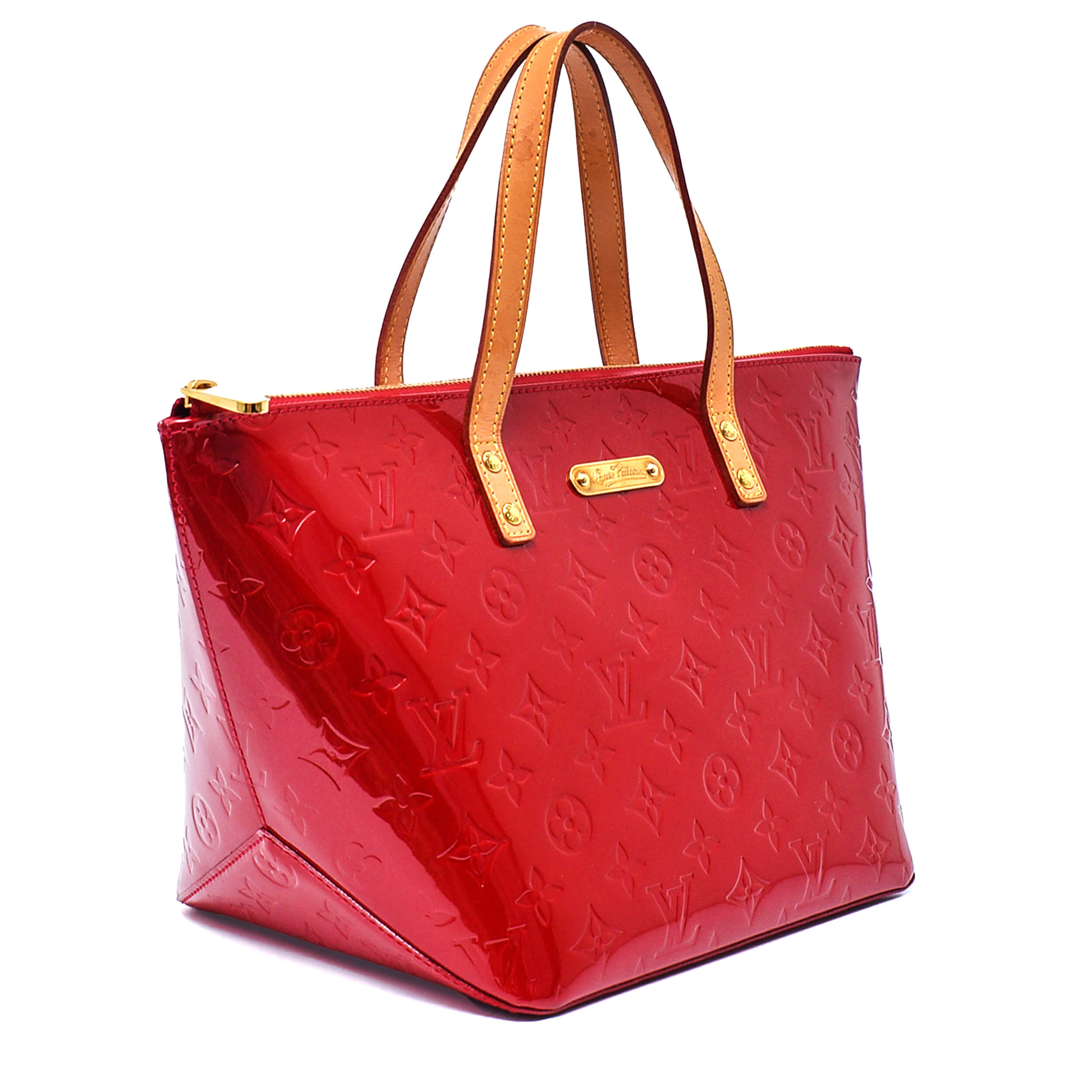 Louis Vuitton - Red Monogram Vernis Leather Bellevue PM Bag